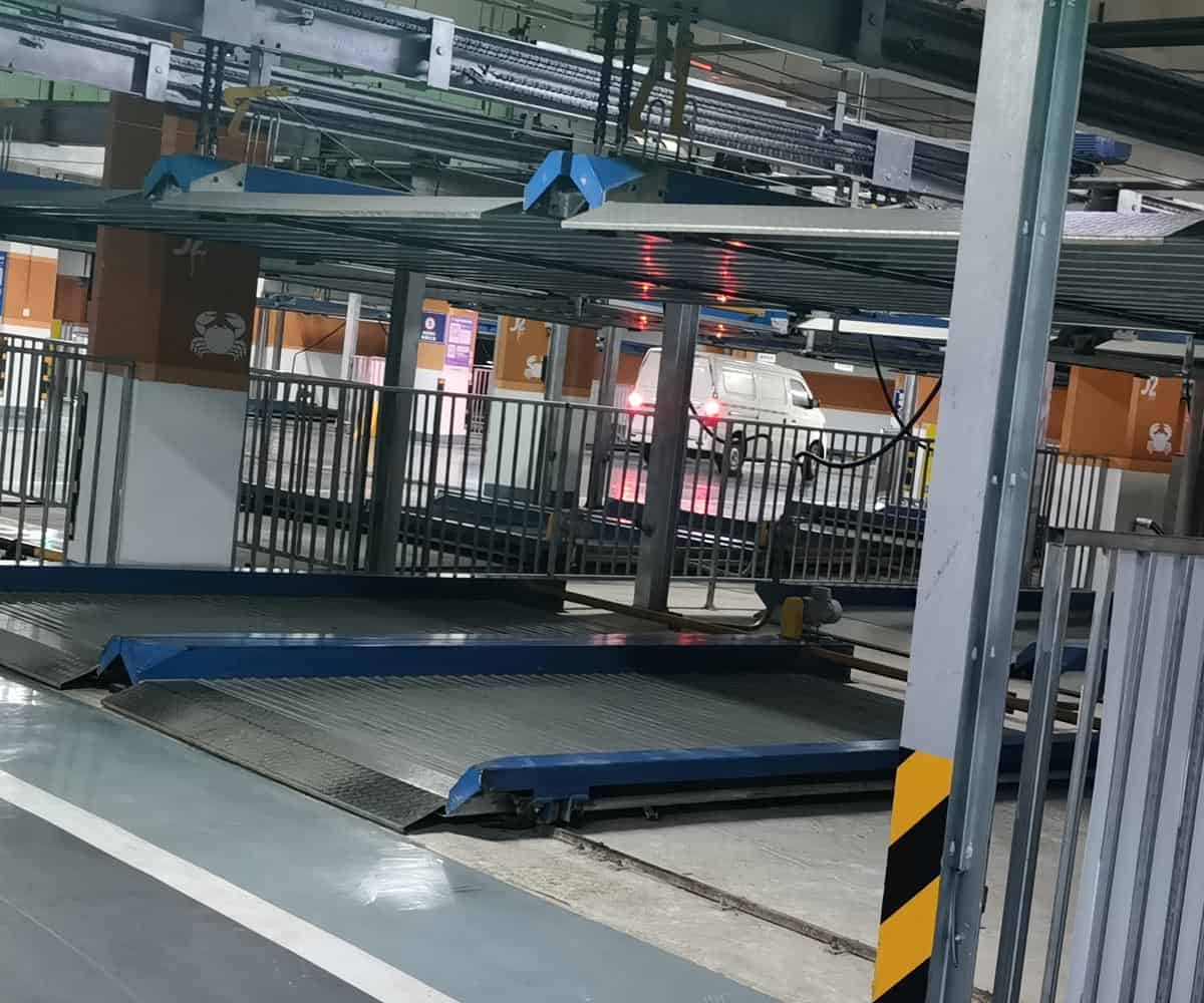 負一正四地坑式PSH5D1五層升降橫移機械式立體車庫設備